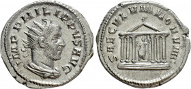 PHILIP I 'THE ARAB' (244-249). Antoninianus. Rome. Saecular Games/1000th Anniversary of Rome issue