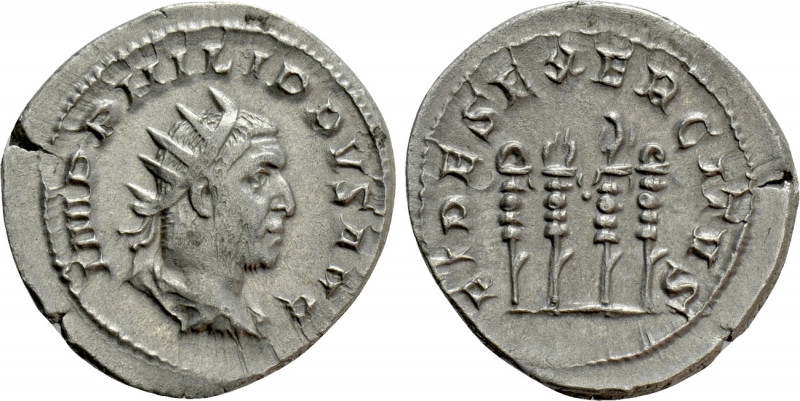 PHILIP I 'THE ARAB' (244–249). Antoninianus. Rome. 

Obv: IMP PHILIPPVS AVG. ...