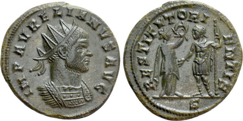 AURELIAN (270-275). Antoninianus. Siscia. 

Obv: IMP AVRELIANVS AVG. 
Radiate...