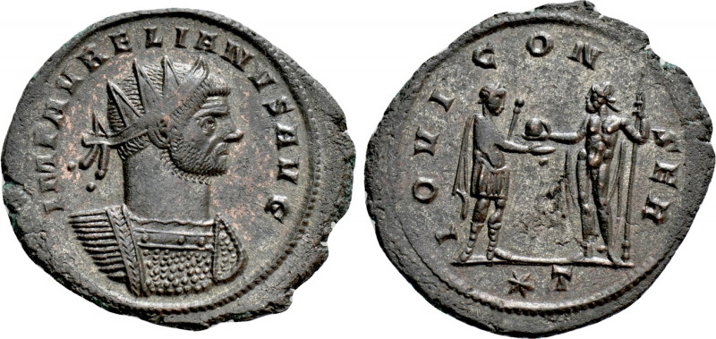 AURELIAN (270-275). Antoninianus. Siscia. 

Obv: IMP AVRELIANVS AVG. 
Radiate...