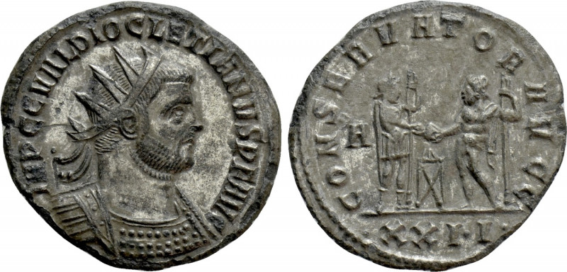 DIOCLETIAN (284-305). Antoninianus. Siscia. 

Obv: IMP C C VAL DIOCLETIANVS P ...