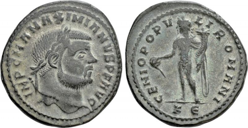 MAXIMIANUS HERCULIUS (286-305). Follis. Cyzicus. 

Obv: IMP C M A MAXIMIANVS P...