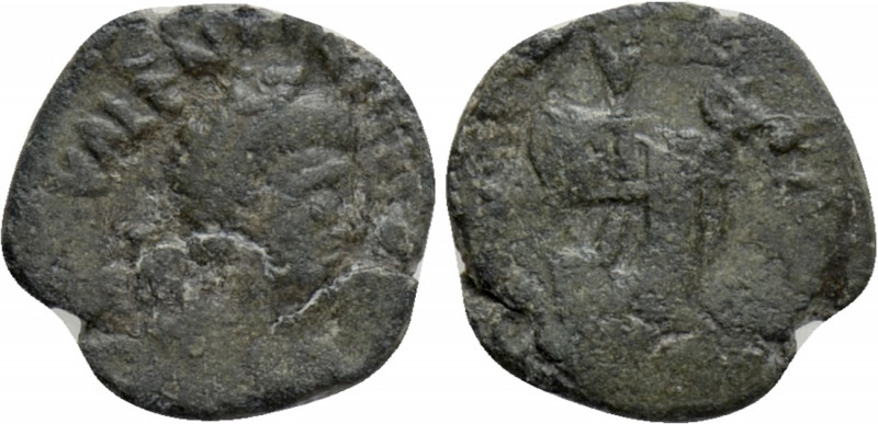 VALENTINIAN III (425-455). Nummus. Rome. 

Obv: [...] VALENTI[...]. 
Diademed...