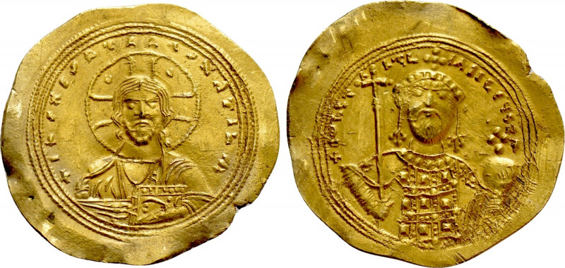 CONSTANTINE IX MONOMACHUS (1042-1055). GOLD Histamenon Nomisma. Constantinople. ...