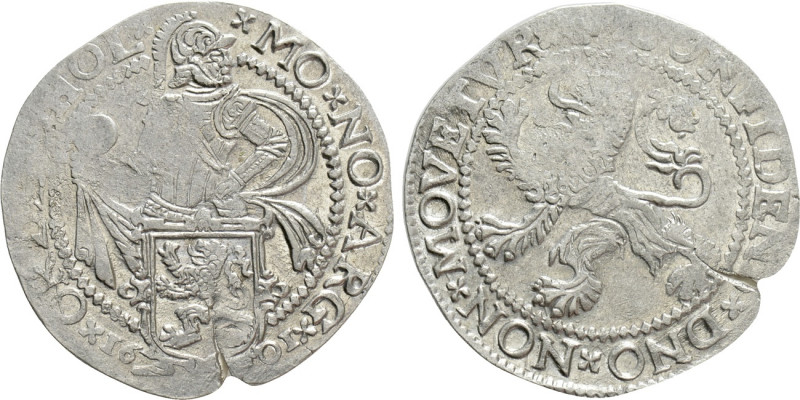 NETHERLANDS. Holland. Half Lion Dollar or 1/2 Leeuwendaalder (1601). 

Obv: MO...