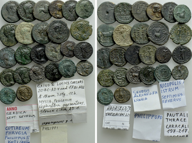 25 Roman Provincial Coins. 

Obv: .
Rev: .

. 

Condition: See picture.
...