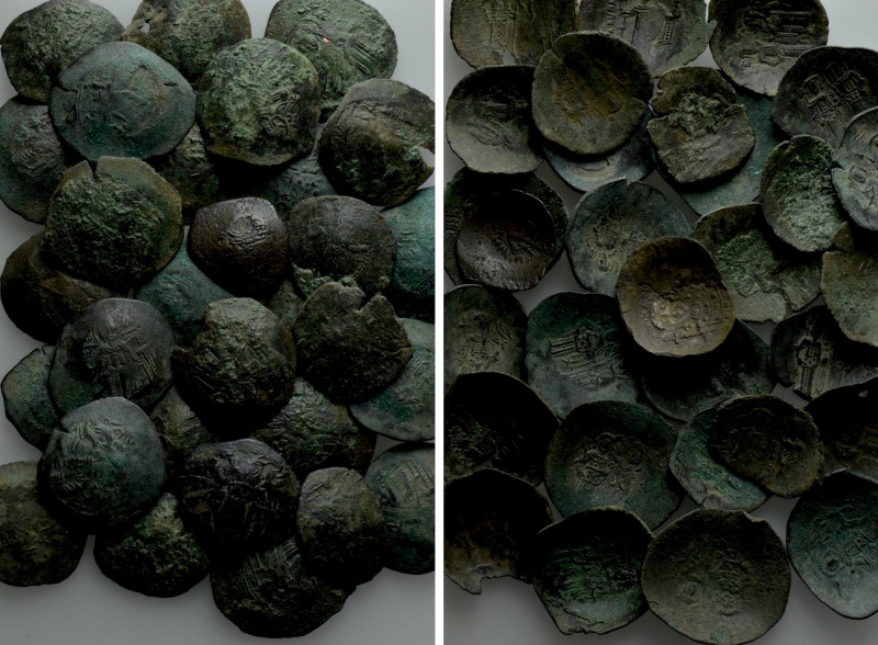 30 Byzantine Coins. 

Obv: .
Rev: .

. 

Condition: See picture.

Weigh...