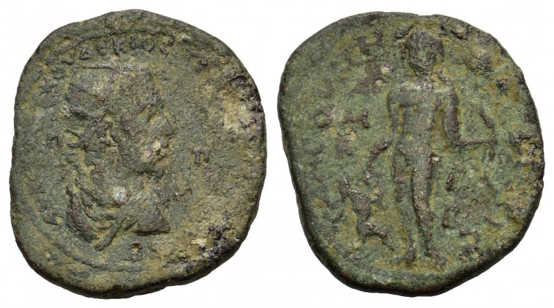 Trajan Decius (249-251). Cilicia, Tarsus. Æ (31mm, 19.00g). Radiate, draped and ...