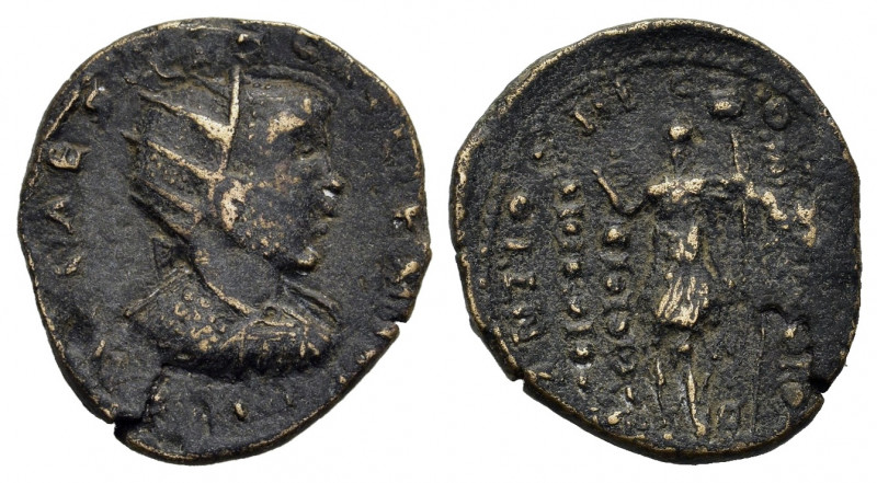 Gallienus (253-268). Pisidia, Antioch. Æ (30mm, 17.00g). Radiate, draped and cui...