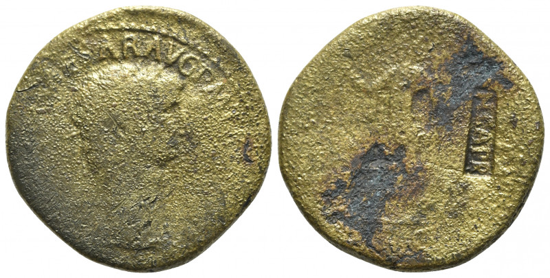 Claudius (41-54). Æ Sestertius (34.5mm, 21.31g, 6h). Rome, 42-3. Laureate head r...