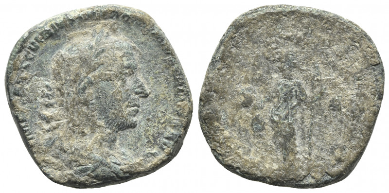 Trebonianus Gallus (251-253). Æ Sestertius (31mm, 20.60g, 12h). Rome, 251-2. Lau...