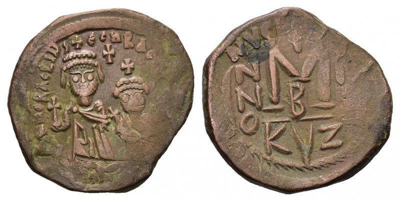 Heraclius and Heraclius Constantine (610-641). Æ 40 Nummi (29.5mm, 11.60g). Cyzi...