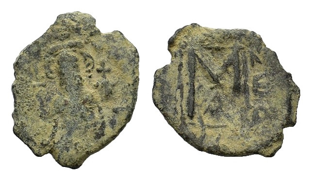 Constans II (641-668). Æ 40 Nummi (19.5mm, 3.80g). Constantinople. Constans wear...