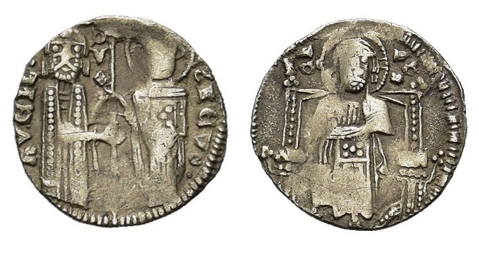 Italy, Venezia. Ranieri Zeno (1253-1268). Imitative AR Grosso (16.5mm, 1.10g). D...