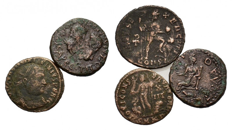 Lot of 2 Roman Provincial and Roman Imperial Æ coins, to be catalog. Lot sold as...