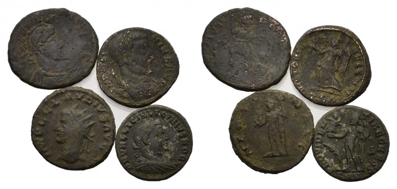 Lot of 4 Roman Imperial Æ coins, to be catalog. Lot sold as is, no return