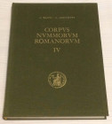 Banti A., Simonetti L., Corpus Nummorum Romanorum IV – Augustus I. Prospetto dei ritratti per l’identificazione delle zecche orientali. Monete d’oro e...