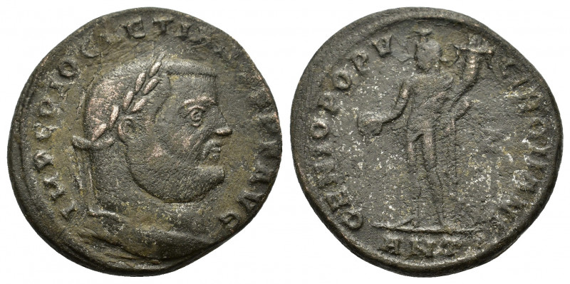 Diocletian (284-305). Æ Follis (27mm, 10.50g). Antioch, c. 303-4. Laureate bust ...