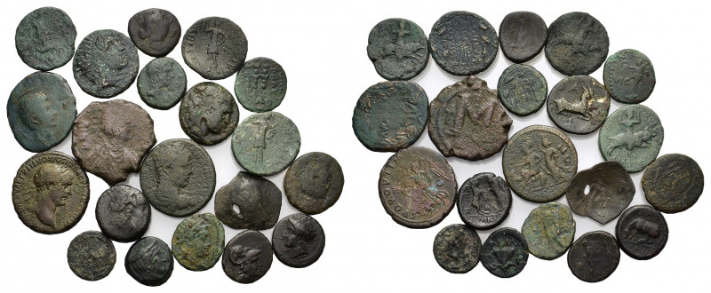 Mixed lot of 20 Greek, Roman and Byzantine Æ coins, to be catalog. Lot sold as i...