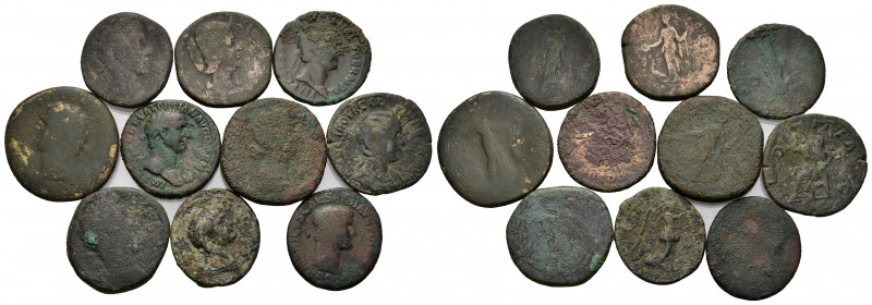 Lot of 10 Roman Provincial Æ coins, to be catalog. Lot sold as is, no return