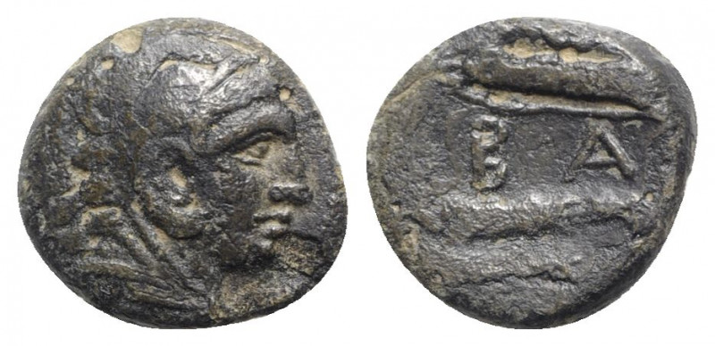 Kings of Macedon, Alexander III “the Great” (336-323 BC). Æ (16.5mm, 4.59g, 6h)....