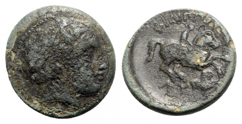 Kings of Thrace, Lysimachos (Satrap, 323-305 BC). Æ Unit (19mm, 4.62g, 6h). In t...