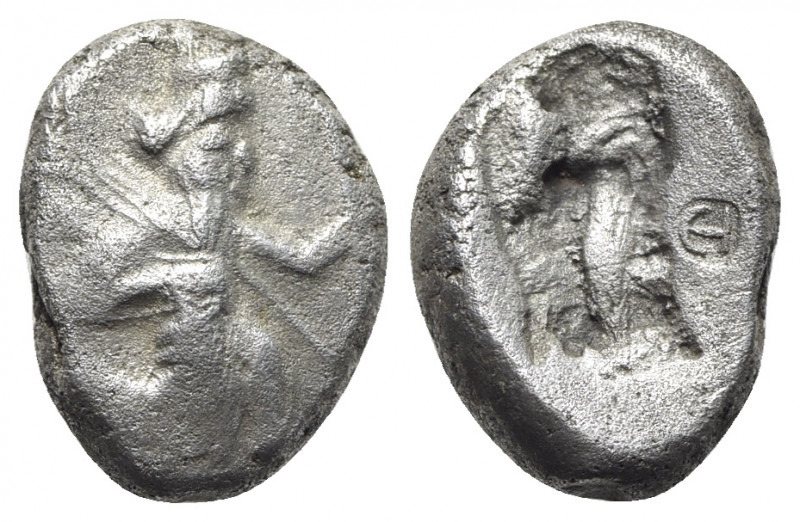 Achaemenid Kings of Persia, c. 485-420 BC. AR Siglos (17mm, 5.34g). Persian king...