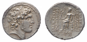Seleucid Empire
Alexander I Balas (150-145 BC) - Tetradrachm 150-149 BC - Mint: Antioch - Obverse: Diademed head right - Reverse: Zeus enthroned left...