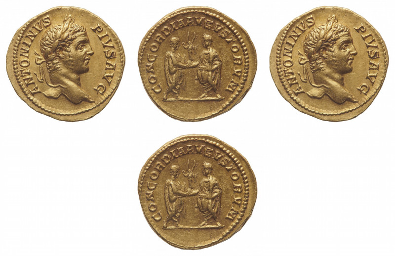 Caracalla (198-217 AD) - Aureus 210-213 AD - Mint: Rome - Obverse: Laureate head...