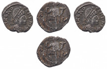 The Ostrogoths
Odovacar (476-493) - Half Siliqua 476-491 struck in the name of Zeno (474-491) - Mint: Ravenna - Obverse: Pearl-diademed, draped and c...