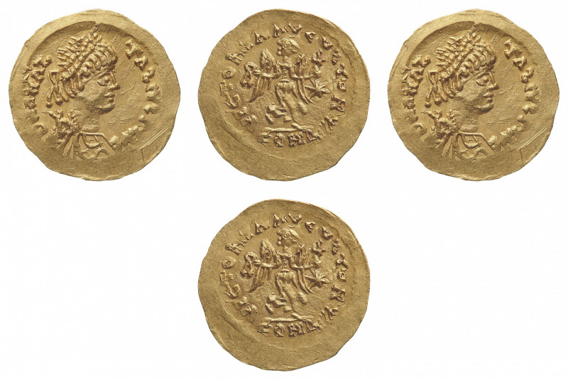 The Ostrogoths
Theoderic (493-526) - Tremissis 476-493 struck in the name of An...