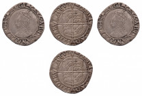 Elizabeth I (1558-1603) - Shilling 6th Issue (1590-1592) - Mint: Tower Mint - Obverse: Crowned bust left - Reverse: Full arm over long cross - gr. 6,0...
