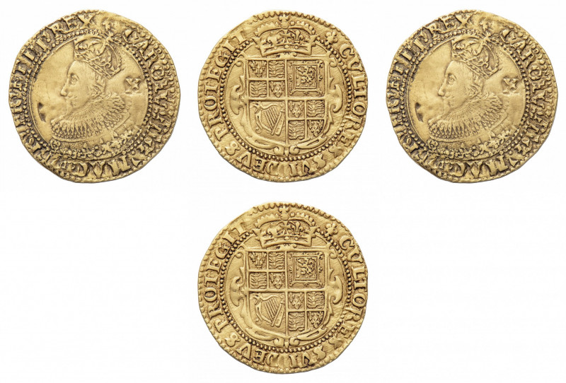 Charles I (1625-1649) - Gold Double Crown or 10 Shillings (1625) - Mint: Tower M...