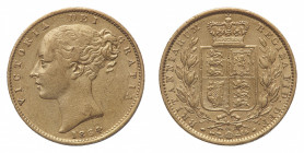 Victoria (1837-1901) - Gold Sovereign 1864, die number 86 - Mint: London - Obverse: Bare head left - Reverse: Crowned shield within wreath - gr. 7,94 ...