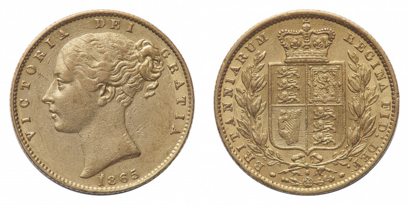 Victoria (1837-1901) - Gold Sovereign 1865, die number 8 - Mint: London - Obvers...