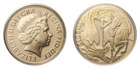 Elizabeth II (1952-) - Proof Sovereign 2012 - Mint: London - Obverse: Crowned head right - Reverse: St. George on horseback, attacking the dragon with...