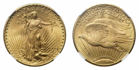 United States of America
Gold 20 Dollars 1924 NGC MS 66 - Mint: Philadelphia - Obverse: Standing Lyberty with torch and olive branch - Reverse: Eagle...