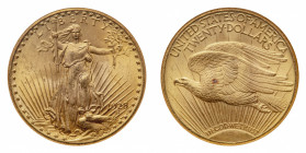 United States of America
Gold 20 Dollars 1928 NGC MS 64 - Mint: Philadelphia - Obverse: Standing Liberty with torch and olive branch - Reverse: Eagle...