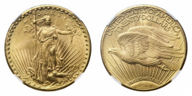 United States of America
Gold 20 Dollars 1928 NGC MS 63 - Mint: Philadelphia - Obverse: Standing Liberty with torch and olive branch - Reverse: Eagle...