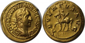 Römische Münzen, MÜNZEN DER RÖMISCHEN KAISERZEIT. Trajan Decius (249-251 n. Chr), AV Aureus, Gold. 5.50 g. 20 mm. Sehr schön-vorzüglich