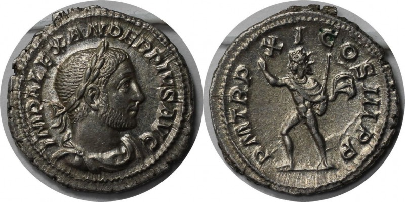 Römische Münzen, MÜNZEN DER RÖMISCHEN KAISERZEIT. Severus Alexander (222-235). A...