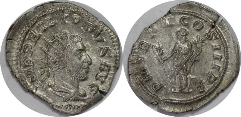 Römische Münzen, MÜNZEN DER RÖMISCHEN KAISERZEIT. ROM. PHILIPPUS I. ARABS. Anton...