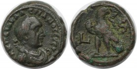 Römische Münzen, MÜNZEN DER RÖMISCHEN KAISERZEIT. Ägypten als römische Provinz. Alexandria. Valerianus I (253-260), oder 259. Tetradrachme Jahr 6 (= 2...