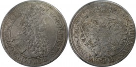 RDR – Habsburg – Österreich, RÖMISCH-DEUTSCHES REICH. Leopold I. (1657 - 1705). Taler 1695, Silber. KM 1275.4. Sehr Schön-Vorzüglich