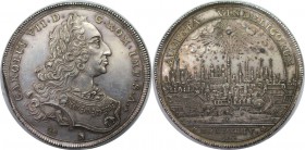 Altdeutsche Münzen und Medaillen, AUGSBURG. Reichstaler 1744 IT, mit Titel Karls VII. Silber. Dav. 1924. KM 152. Vorzüglich-stempelglanz