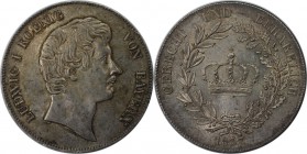 Altdeutsche Münzen und Medaillen, BAYERN / BAVARIA. Ludwig I (1825-1848). Kronentaler 1837, München, Silber. 29.38 g. Kahnt 75, Thun 48, Dav. 565. Vor...