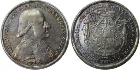 Altdeutsche Münzen und Medaillen, EICHSTÄTT. BISTUM. Joseph von Stubenberg (1790-1803). Taler 1796, München. Kontribution. Jahreszahl als Chronogramm....