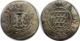 Altdeutsche Münzen und Medaillen, WÜRTTEMBERG - MÖMPELGARD. 1 Kreuzer 1587. 0.78 g. KM 16. Schön