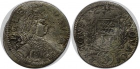 Altdeutsche Münzen und Medaillen, WÜRTTEMBERG - MÖMPELGARD. Leopold Eberhard (1699 - 1723). 3 Kreuzer 1710, Silber. 1.05 g. KM 29. Sehr schön