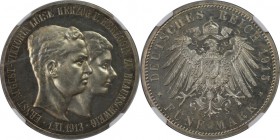 Deutsche Münzen und Medaillen ab 1871, REICHSSILBERMÜNZEN, Braunschweig-Lüneburg, Ernst August (1913-1918). 5 Mark 1915 A, Berlin, Titel ohne Lüneburg...